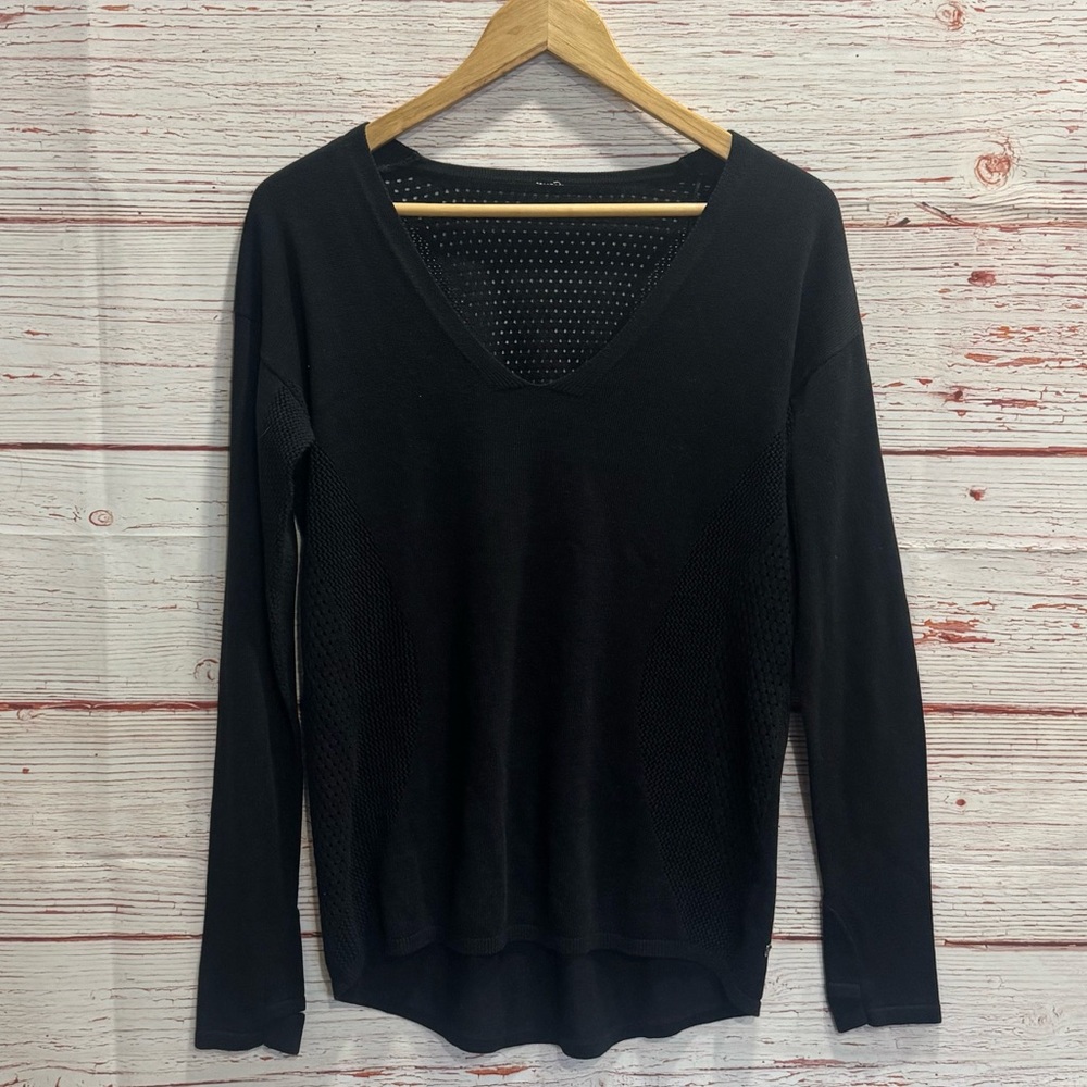 Lululemon Still Movement Sweater in Black Sz 6 - Picture 4 of 13